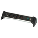 Удлинитель с USB зарядкой 1.8 метра 4 розетки Brennenstuhl Alu-Office-Line черный 1391040410 фото 2